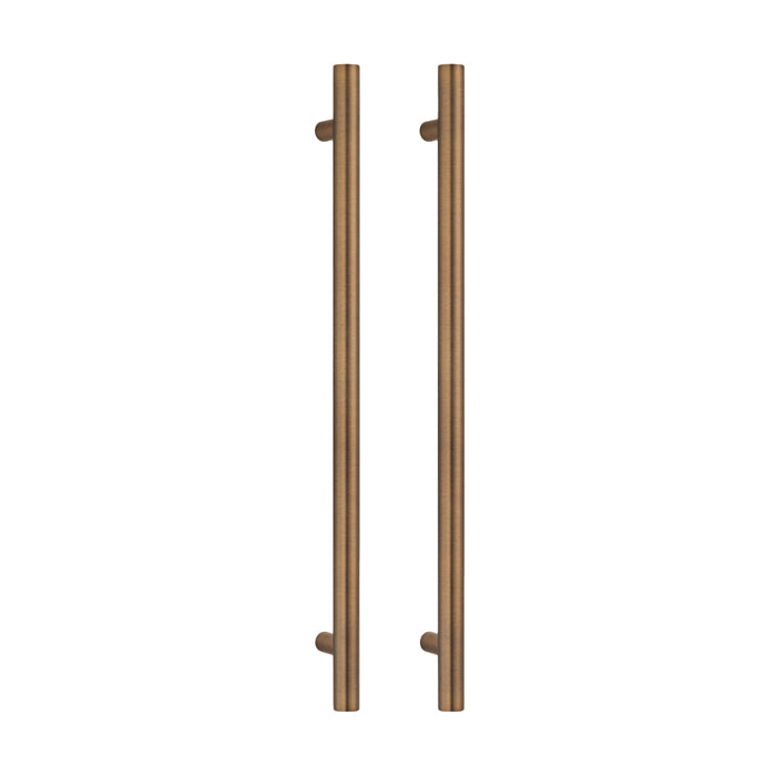 Non-Heated Vertical Towel Rail 40 x 950mm Antique Brass - NH-AB-VTR-950