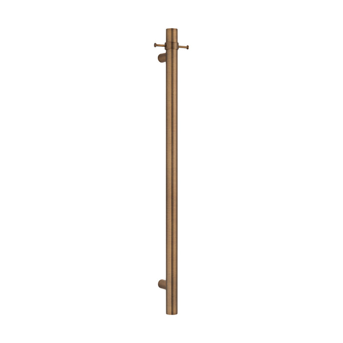 Non-Heated Vertical Towel Rail 40 x 950mm Antique Brass - NH-AB-VTR-950