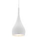 Buy Pendant Lights Australia Aero 1 Light Pendant White - AERO1PWH