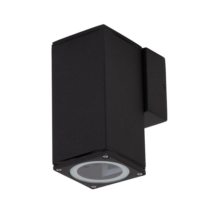 Buy Exterior Wall Lights Australia Alpha Exterior Wall Light H135mm Black Aluminium - 19388