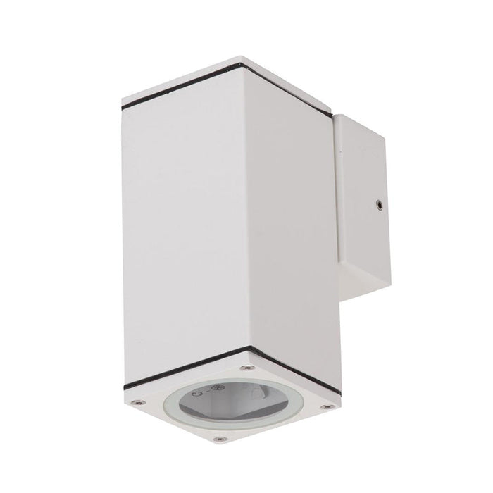 Buy Exterior Wall Lights Australia Alpha Exterior Wall Light H135mm White Aluminium - 19391