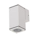 Buy Exterior Wall Lights Australia Alpha Exterior Wall Light H135mm White Aluminium - 19391