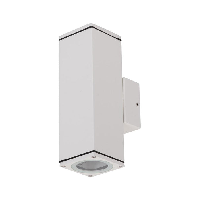 Buy Up / Down Wall Lights Australia Alpha Up & Down Wall 2 Lights H200mm White Aluminium - 19797