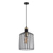Buy Pendant Lights Australia Ashley Pendant Light W220mm Black Metal - 22509