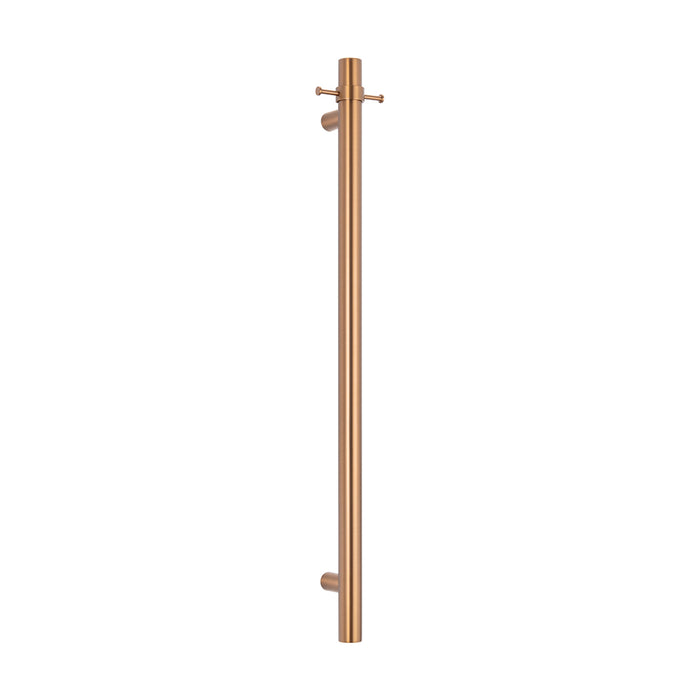 Non-Heated Vertical Towel Rail 40 x 950mm Brushed Bronze - NH-BB-VTR-950