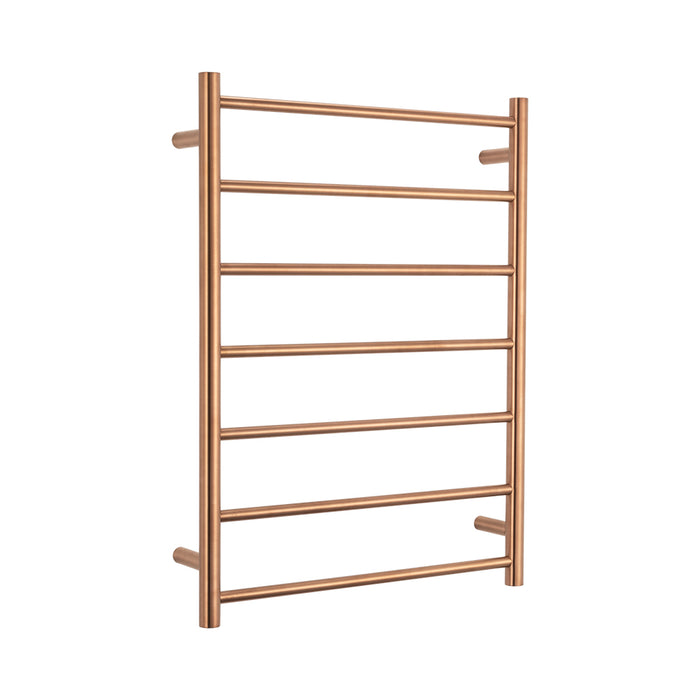 Heated Round Ladder 600 x 800mm Brushed Copper - BC-RTR01LEFT