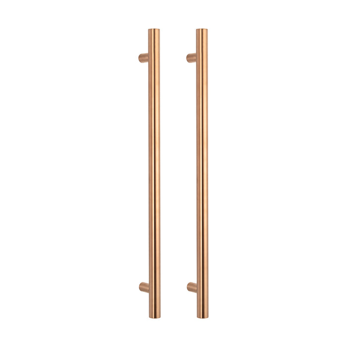 Non-Heated Vertical Towel Rail 40 x 950mm Brushed Copper - NH-BC-VTR-950