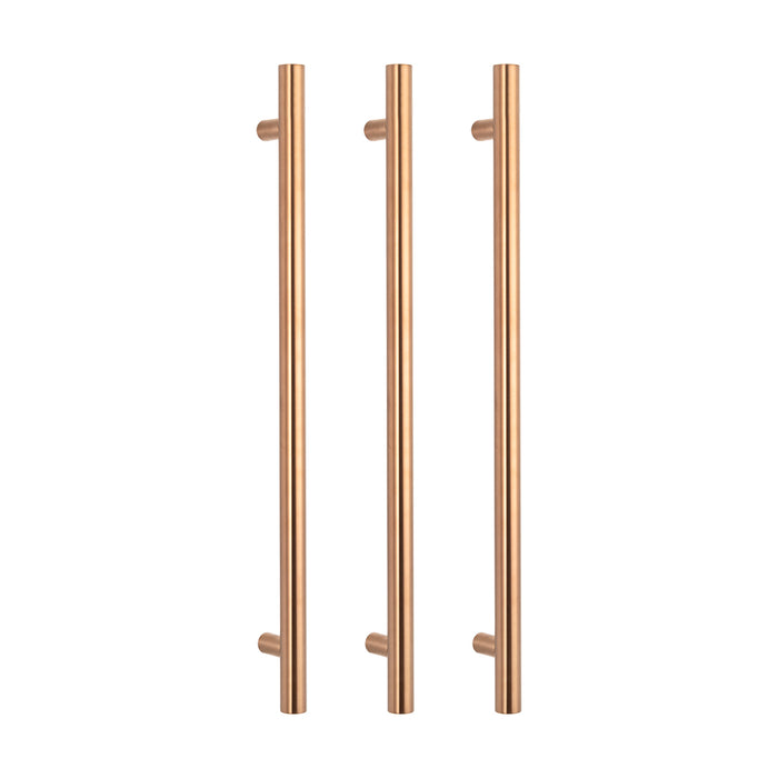 Non-Heated Vertical Towel Rail 40 x 950mm Brushed Copper - NH-BC-VTR-950