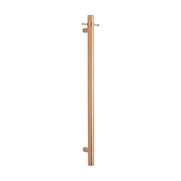 Non-Heated Vertical Towel Rail 40 x 950mm Brushed Copper - NH-BC-VTR-950