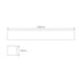 Buy Wall Sconce Australia BF-2020 Wall Sconce 2 Lights W500mm White Ceramic - 11077