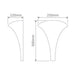 Buy Wall Sconce Australia BF-2185 Wall Sconce W250mm White Ceramic - 11036