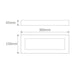 Buy Wall Sconce Australia BF-8284 Wall Sconce 2 Lights W300mm White Ceramic Frosted Glass - 11121