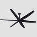 Buy DC Ceiling Fans Australia The Big Fan V2 DC Ceiling Fan 86" Matt Black Aerodynamic Wedge Compression Blade - TBF0862