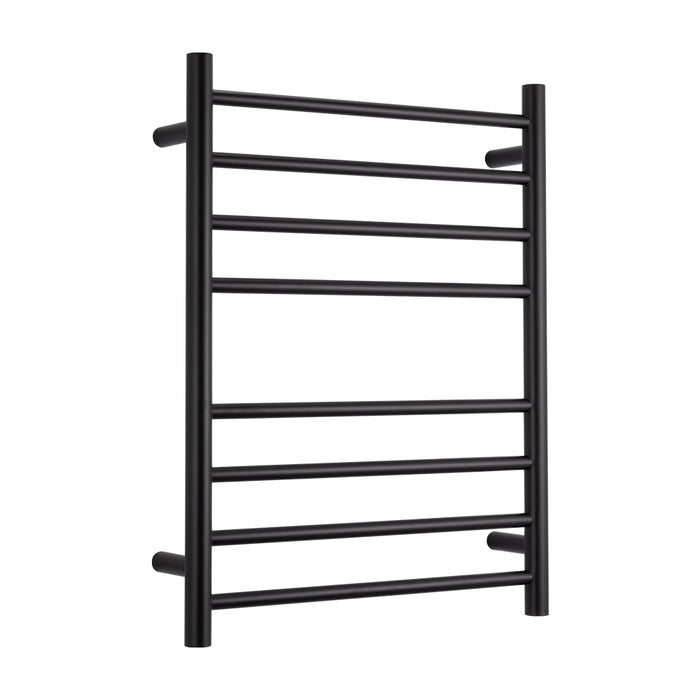 Heated Round Ladder 530 x 700mm Matt Black - BRTR530RIGHT