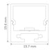 Buy Strip Light Profiles Australia Bloc Surface Mounted Strip Light Profile Black Aluminium - 22068