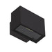 Buy Up / Down Wall Lights Australia Block Up & Down Wall 2 Lights 6W Black Aluminium 3000K - 19544