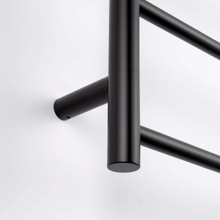 Non-Heated Round Ladder 700 x 830mm Matt Black - BLTR01