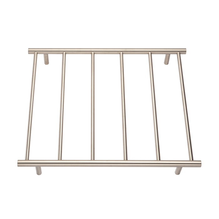 Non-Heated Round Ladder 700 x 830mm Brushed Nickel - BN-LTR01