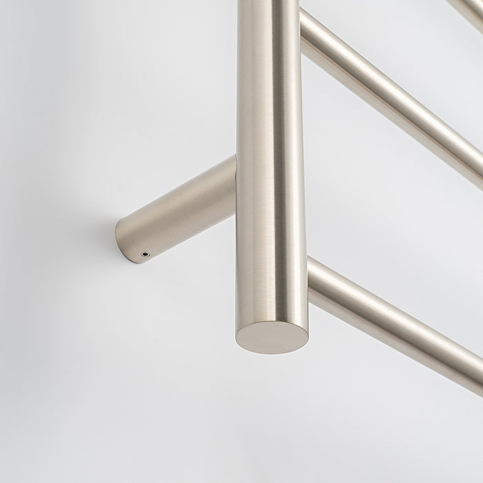 Non-Heated Round Ladder 700 x 830mm Brushed Nickel - BN-LTR01