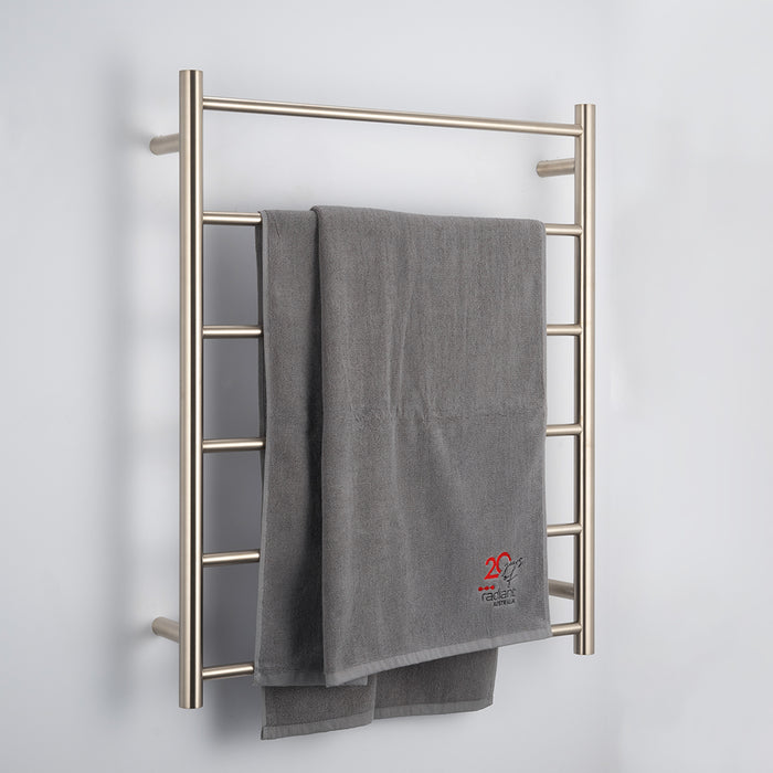 Non-Heated Round Ladder 700 x 830mm Brushed Nickel - BN-LTR01