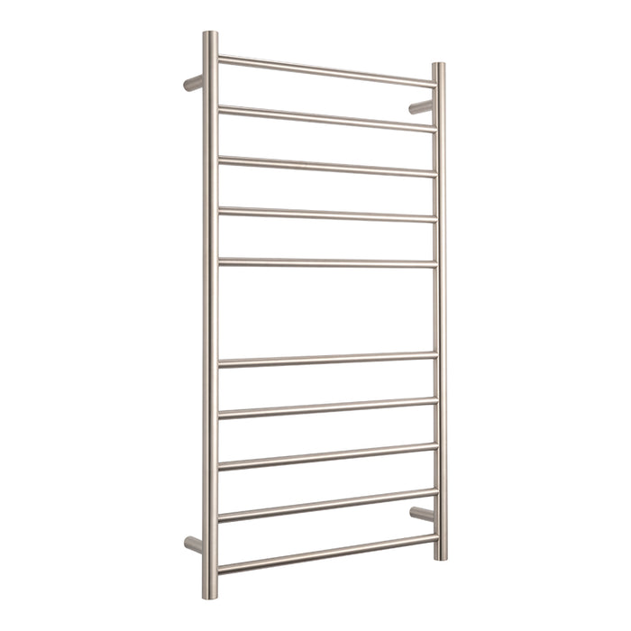 Heated Round Ladder 600 x 1100mm Brushed Nickel - BN-RTR02RIGHT