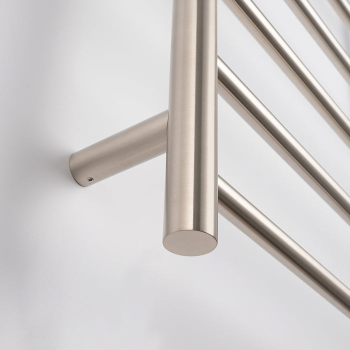 Heated Round Ladder 600 x 1100mm Brushed Nickel - BN-RTR02RIGHT