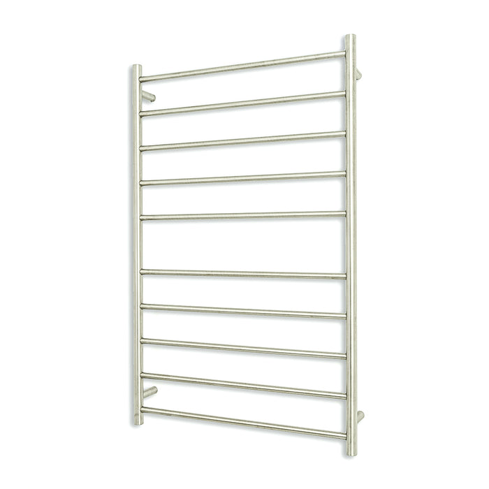 Heated Round Ladder 750 x 1200mm Brushed Satin - BRU-RTR04LEFT