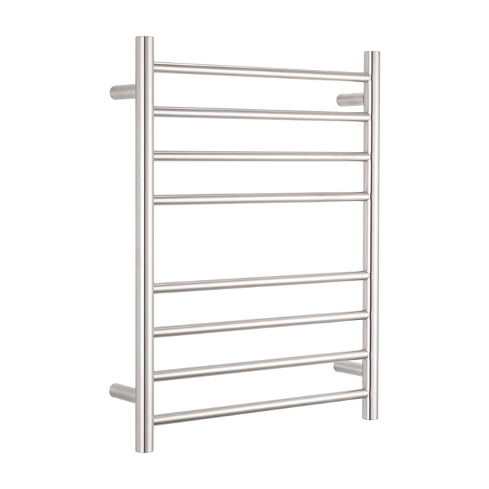Heated Round Ladder 530 x 700mm Brushed Satin - BRU-RTR530RIGHT