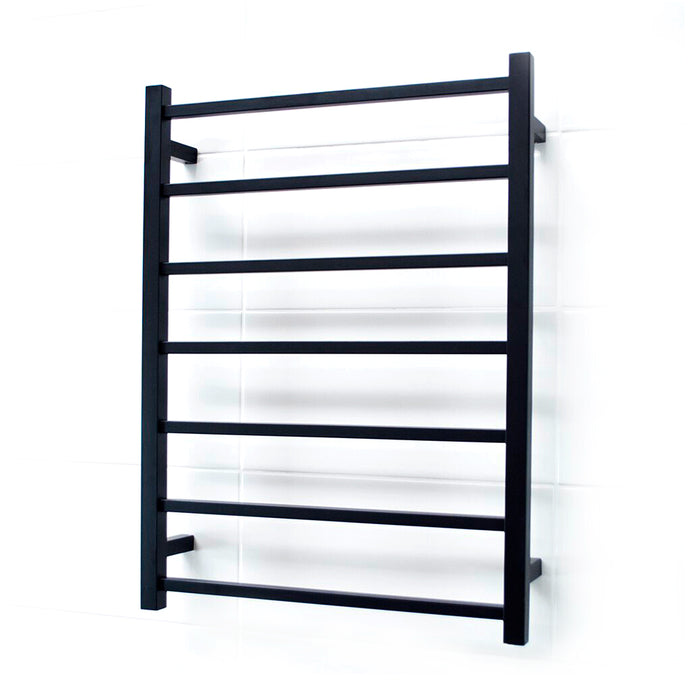 Heated Square Ladder 600 x 800mm Matt Black - BSTR01RIGHT
