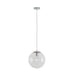 Buy Pendant Lights Australia Bubble Pendant Light W250mm Chrome Clear Glass - 31466