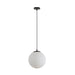 Buy Pendant Lights Australia Bubble Pendant Light W250mm Black Opal Glass - 31471