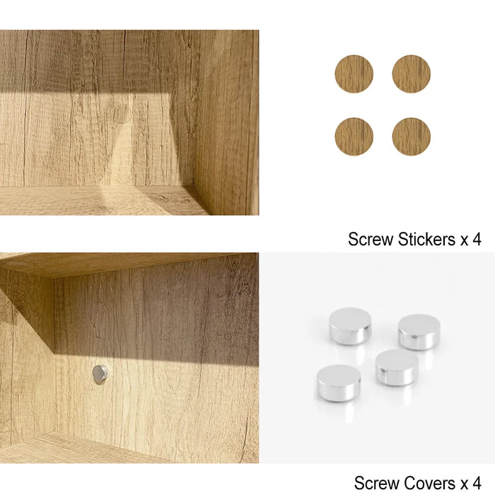 Byron Wall Cabinet 750x800 Natural Oak - BYSV750N