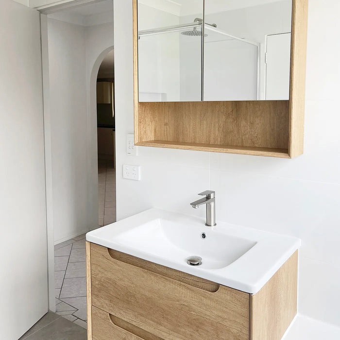 Byron Wall Cabinet 750x800 Natural Oak - BYSV750N