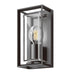 Buy Exterior Wall Lights Australia Claro Rectangle Exterior Wall Light Dark Grey Aluminium - 19891