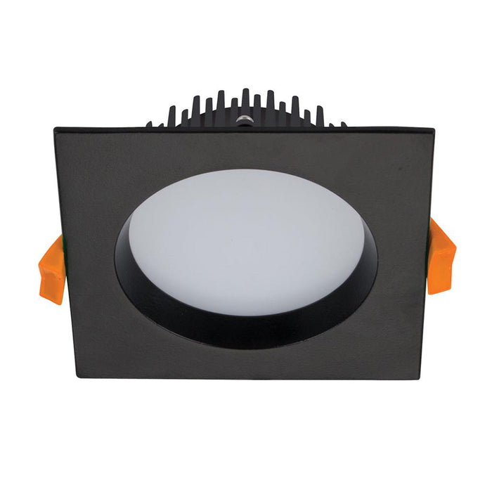 Buy Recessed Downlights Australia Deco Square Recessed Downlight 13W Black Aluminium 5000K - 20528