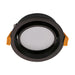 Buy Recessed LED Downlights Australia Deco Tilt Round Recessed LED Downlight 13W Black Aluminium 3CCT / DALI - 21668