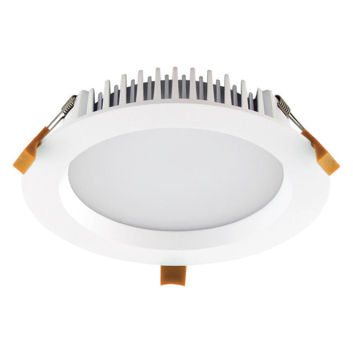 Buy Recessed LED Downlights Australia Deco Round Recessed LED Downlight 20W White Aluminium 3CCT / DALI - 21594