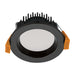 Buy Recessed Downlights Australia Deco Round Recessed Downlight 8W Black Aluminium 3CCT - 20411