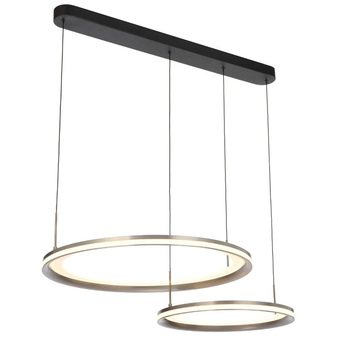 Buy LED Pendants Australia FULCRUM LED Pendant 2 Lights Grey 3000K - FULCRUM PE2-GY