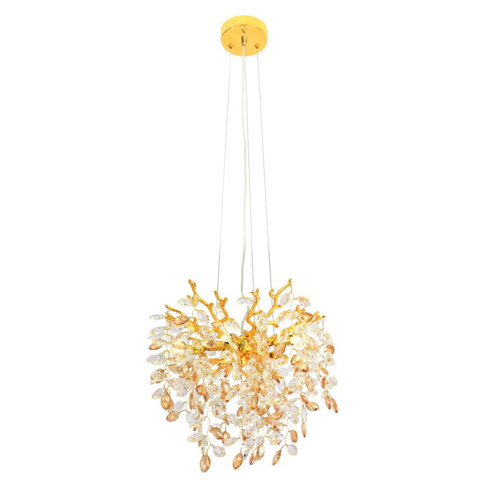 Buy Pendant Lights Australia MOLENA Pendant 6 Lights Gold Amber - MOLENA PE6-GD