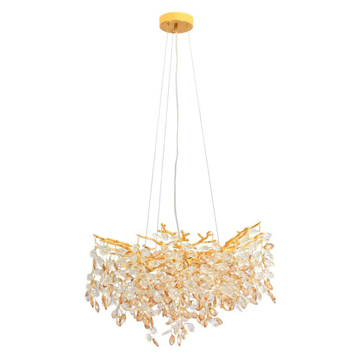 Buy Pendant Lights Australia MOLENA Pendant 8 Lights Gold Amber - MOLENA PE8-GD