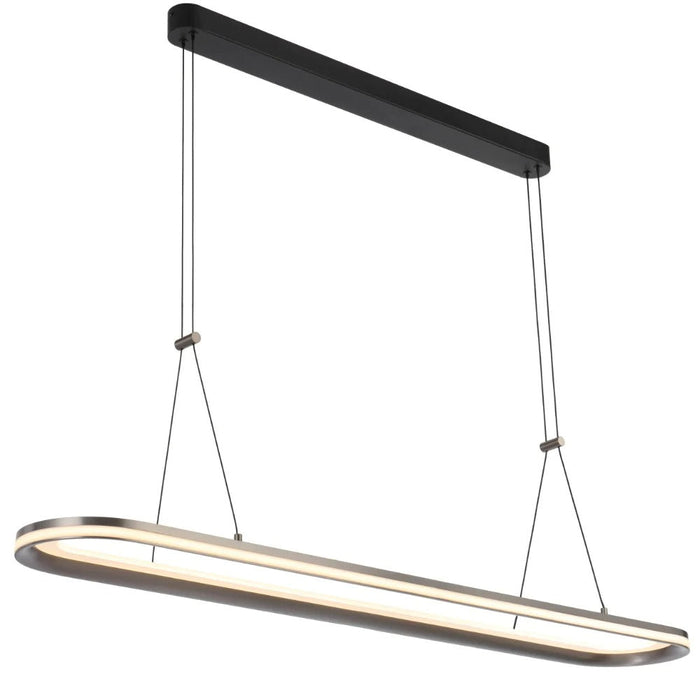 Buy LED Pendants Australia FULCRUM Rectangle LED Pendant Grey 3000K - FULCRUM PER-GY