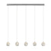 Buy Island Pendant Lights Australia SEGOVIA Island Pendant 5 Lights Chrome 3000K - SEGOVIA PE5B-CH