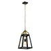 Buy Pendant Lights Australia MONTEAL Pendant Light Antique Gold & Black - MONTEAL PE1-AGBK