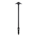 Buy Spike Lights Australia DUSK Spike Light 12V W200mm H610mm Black Solid Brass - 19114