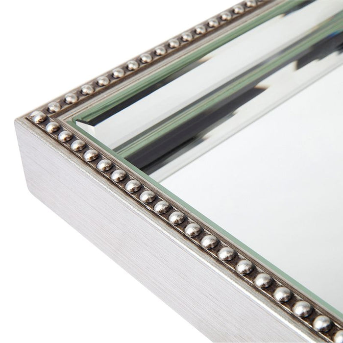 Zeta Set Of 3 Range Mirrror Tray Antique Silver - Z50496