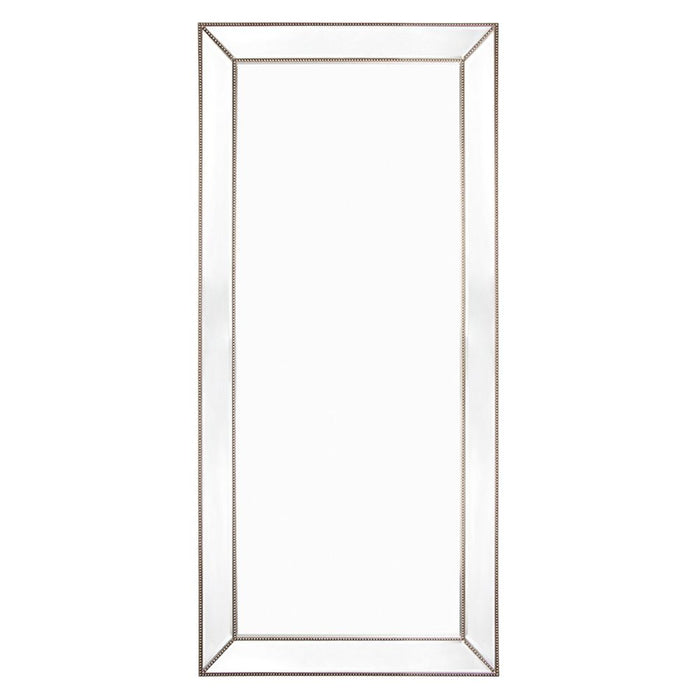 Zeta Floor Mirror Antique Silver - 40303