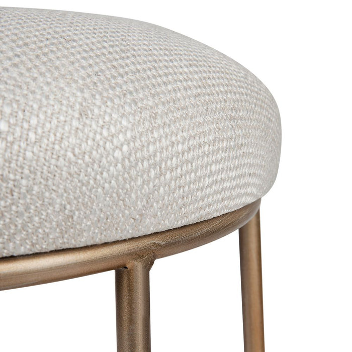 Aiden Kitchen and Bar Chair Antique Gold & Natural - 32201