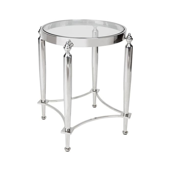 Jak Side Table Polished Nickel - 32251