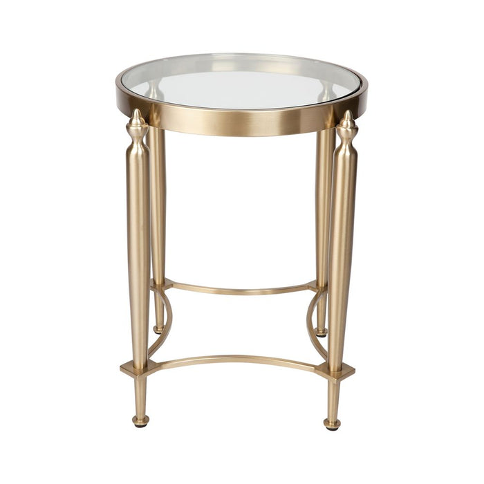 Jak Side Table Brushed Gold - 32252